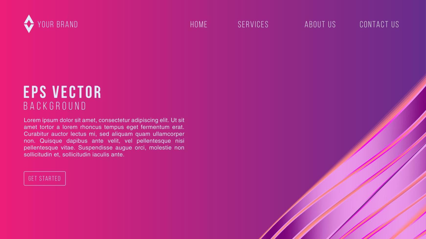 Web Design Abstract Background Lemonade EPS 10 Vector For Website, Landing Page, Home Page, Web Page, Web Template