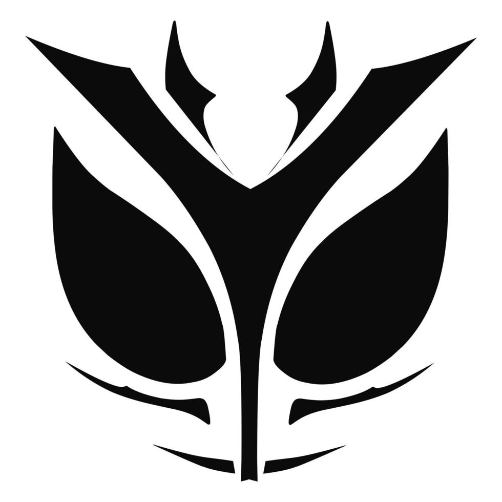 The fly face tattoo design is suitable for tattoo designs, logos, icons and others vector
