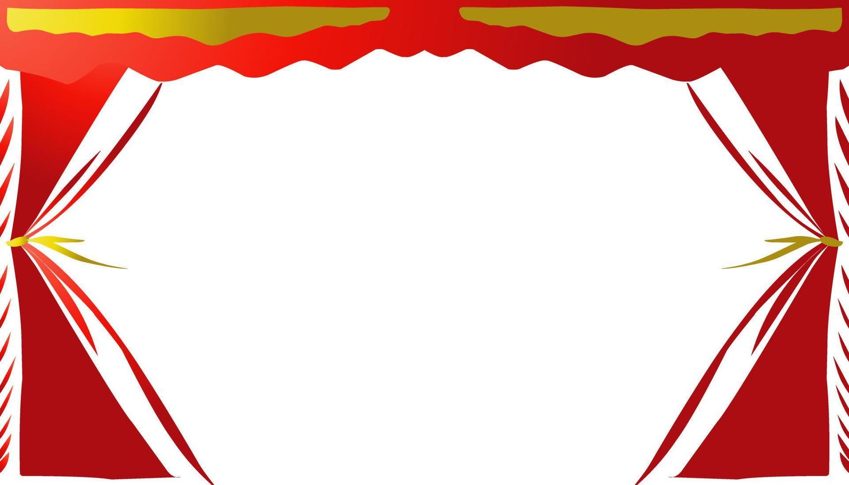 el diseño de fondo con una cortina roja estética o un patrón de cortina es adecuado para diseños de invitación, tarjetas de felicitación, etc. vector