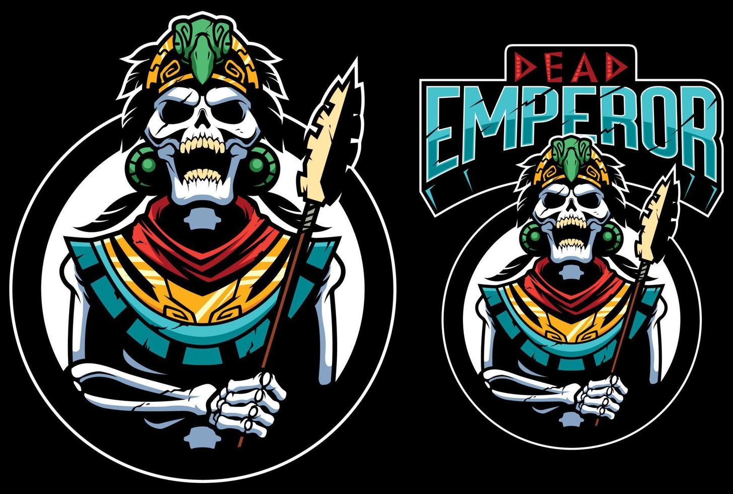 Dead Emperor Mascot vector