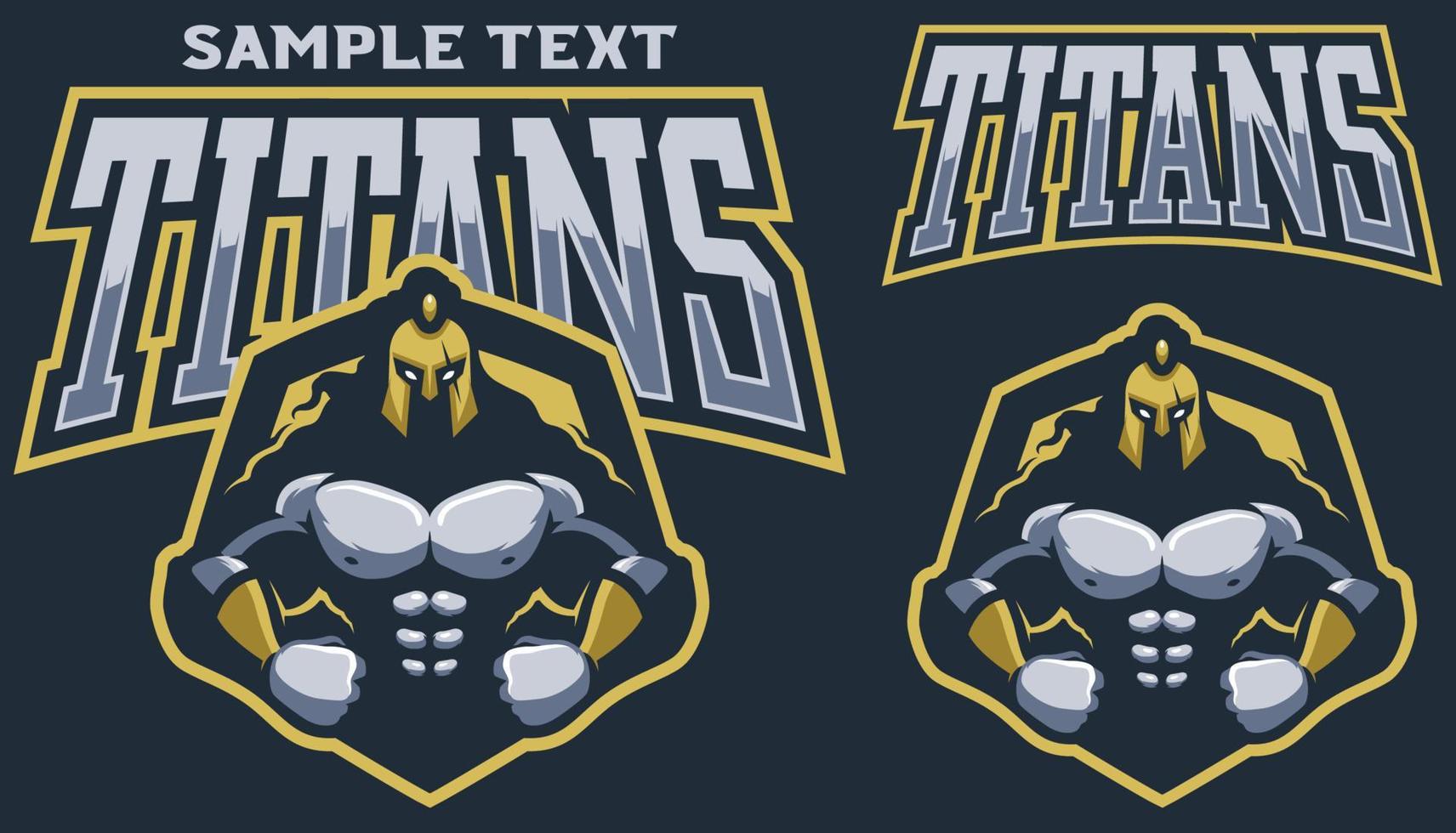 Titans Team Mascot vector