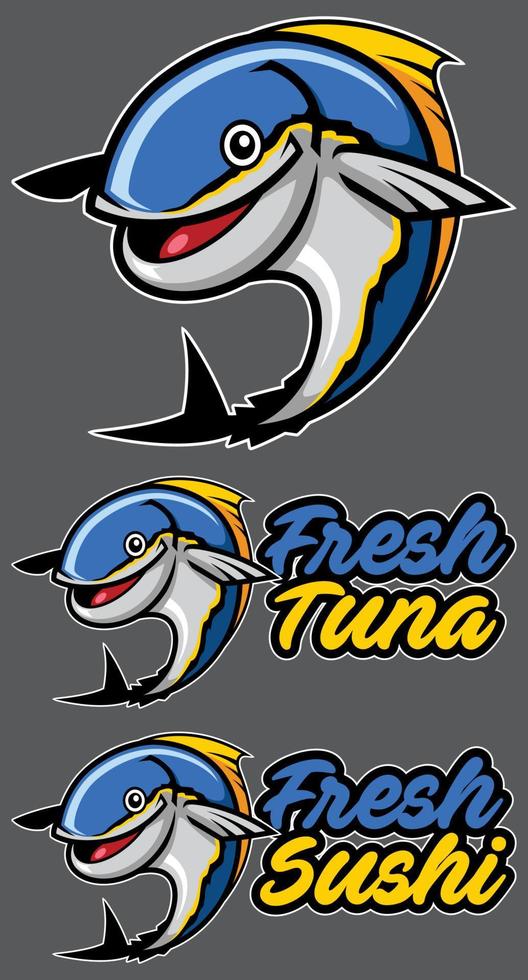 Tuna Fish Mascot 2 vector