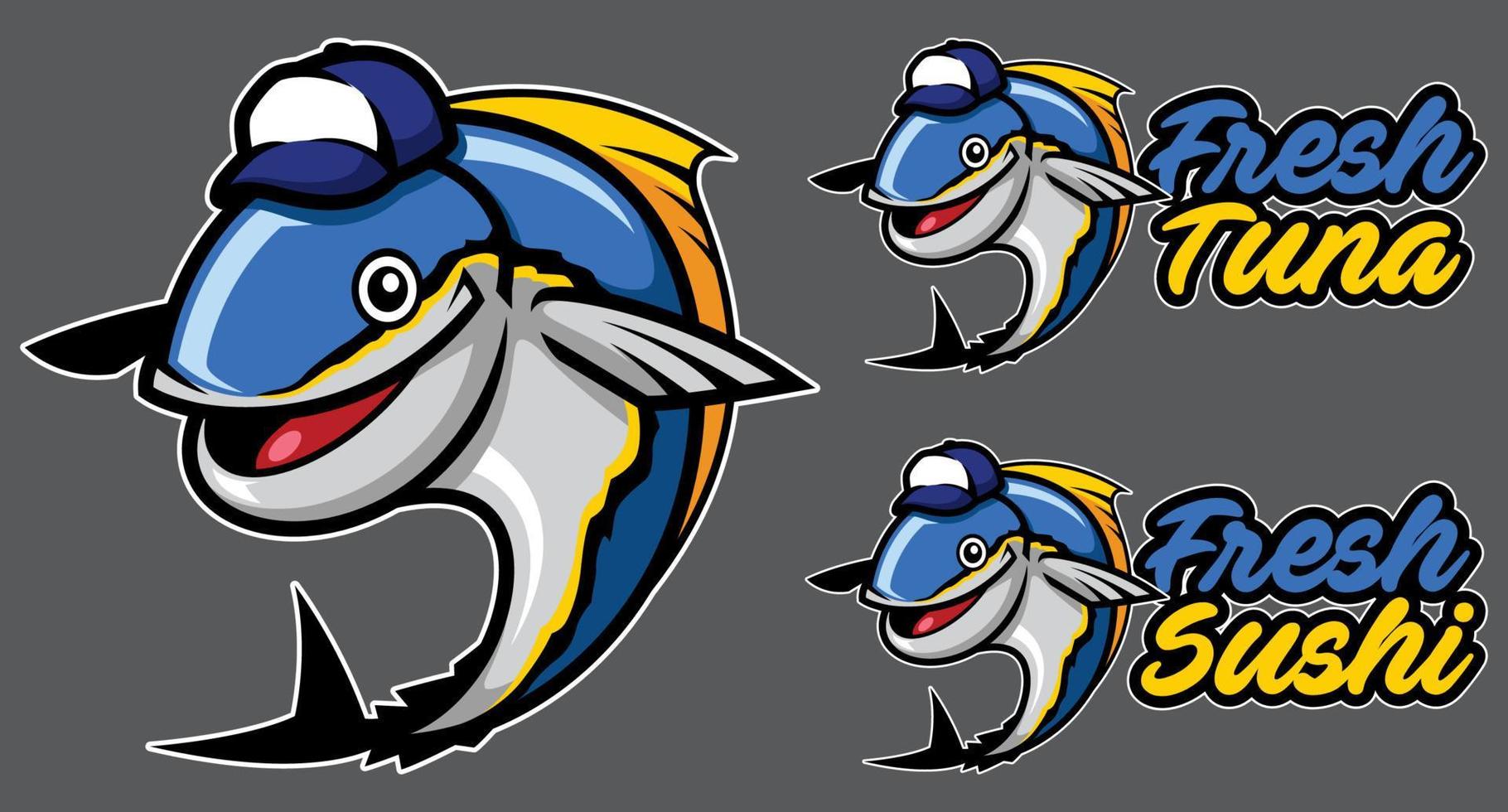 Tuna Fish Mascot vector