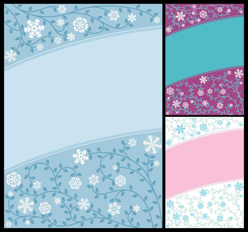 Abstract Winter Background vector