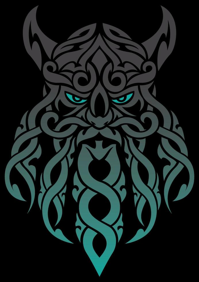 Druid Mascot Design vector