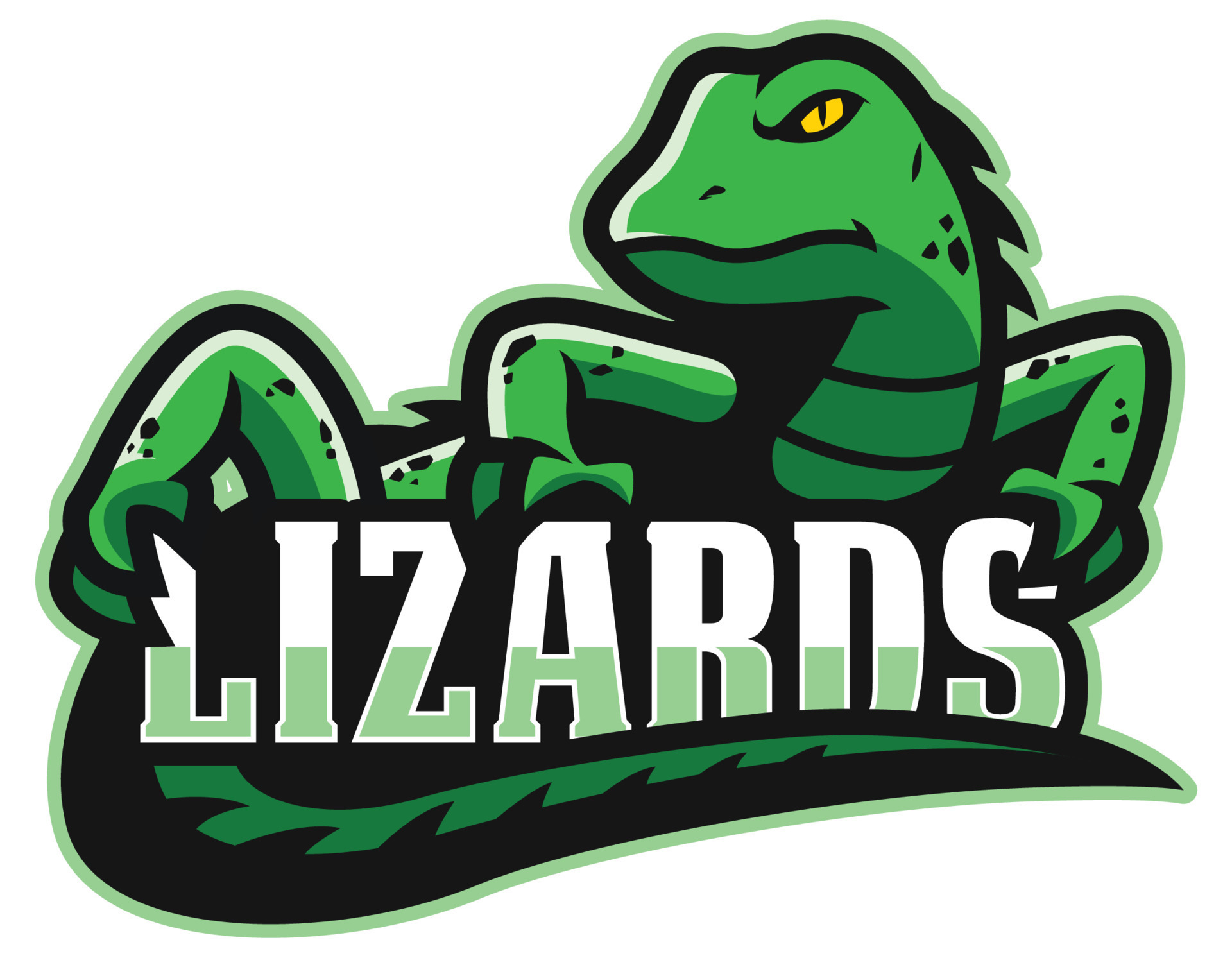 Lizards Team Mascot 14848450 Vector Art at Vecteezy