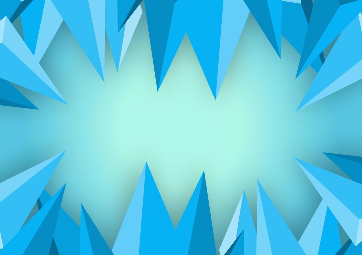 Illustrator vector of blue frame, geometric background