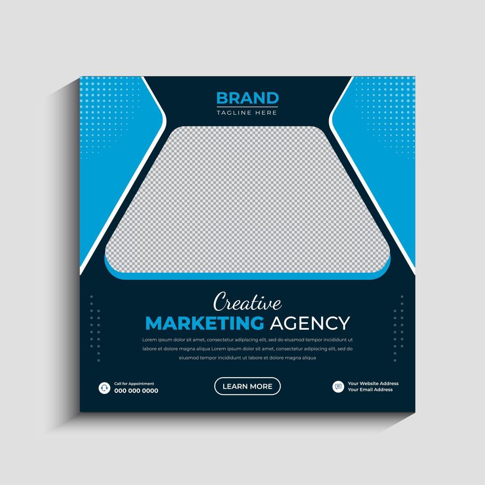 Digital business marketing Social media post Template vector