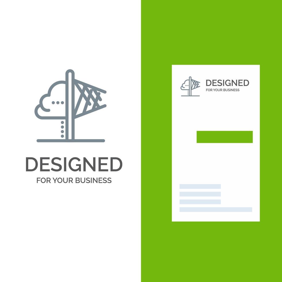 Creativity Idea Imagination Insight Inspiration Grey Logo Design and Business Card Template vector