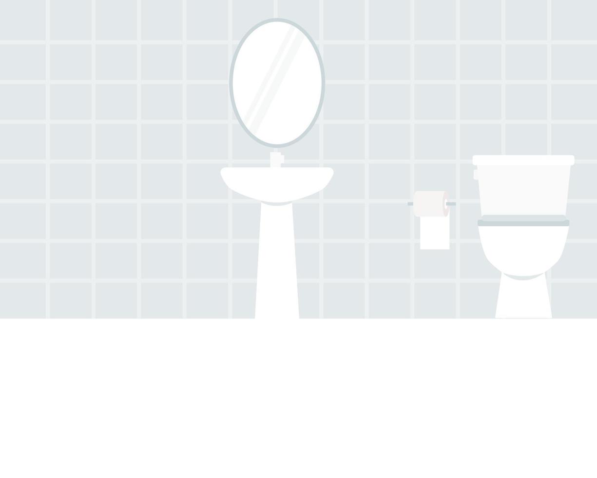 Toilet or bathroom background in flat vector. vector