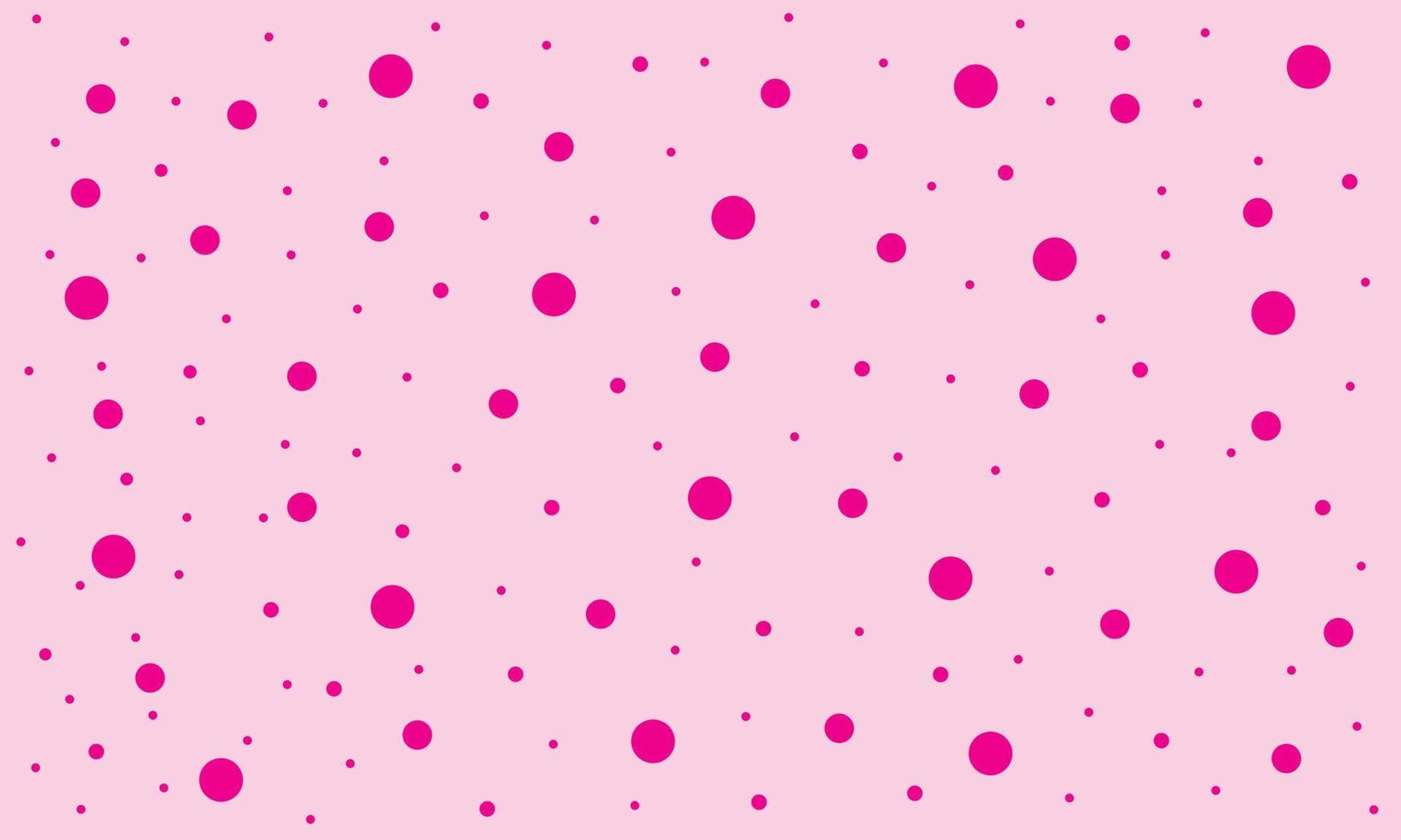 Flat Design Red Polka Dot Pattern Background vector
