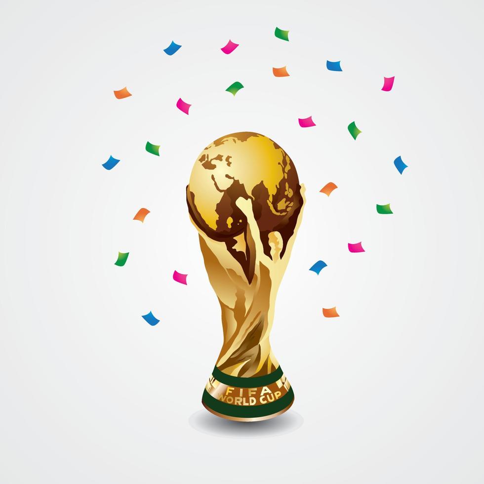 vector del trofeo de la copa mundial de la fifa