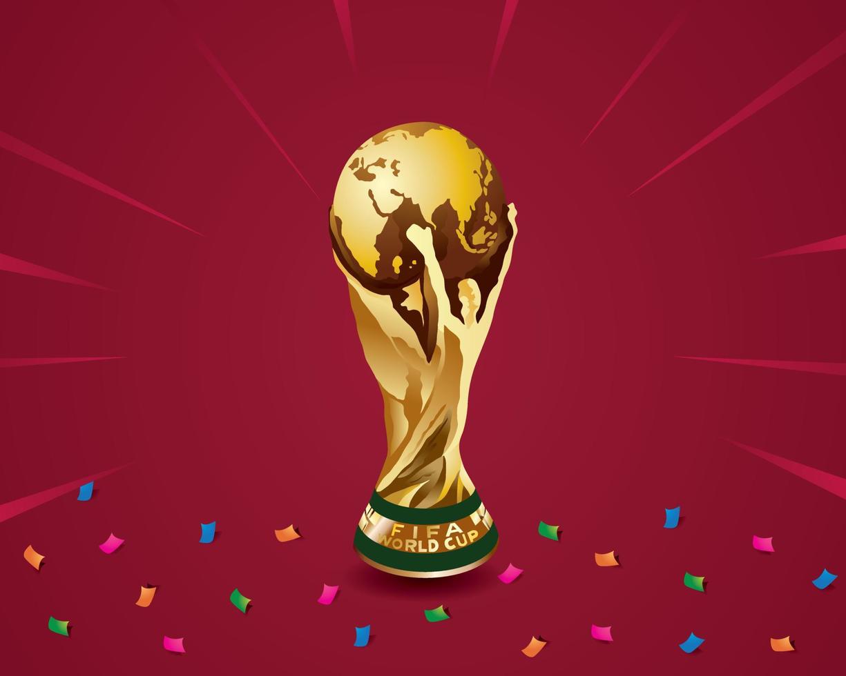 vector del trofeo de la copa mundial de la fifa