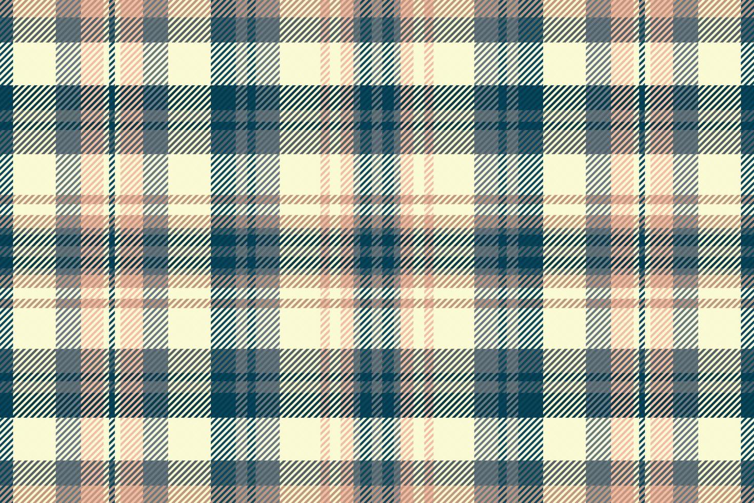 Tartan or plaid winter color pattern. vector