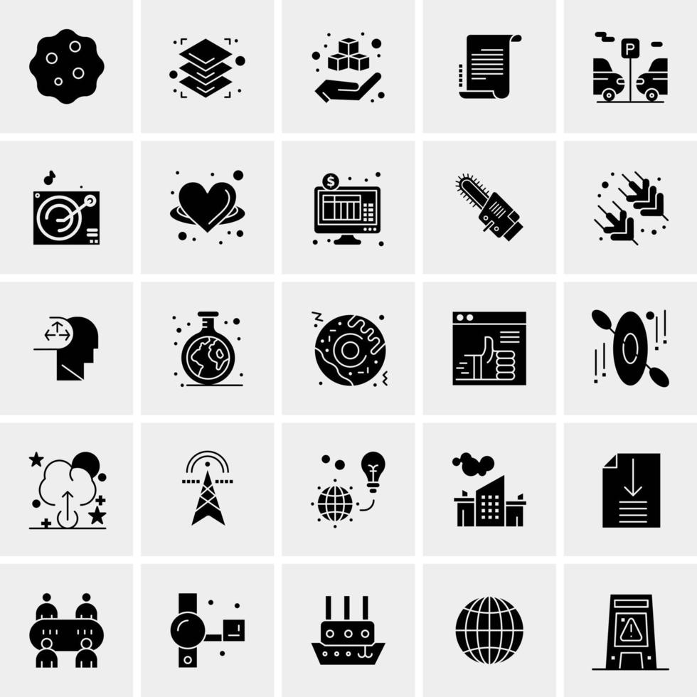 25 Universal Business Icons Vector Creative Icon Illustration to use in web and Mobile Related project