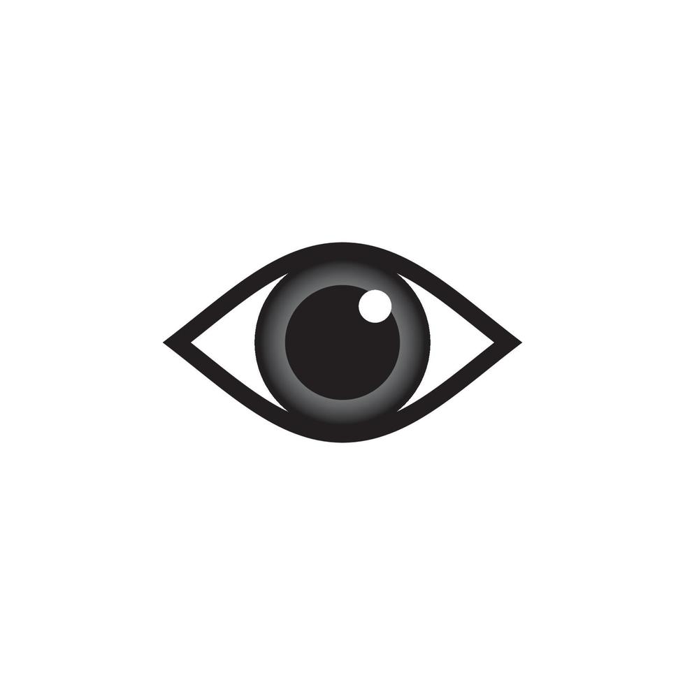 diseño de ilustración de vector de símbolo de ojo