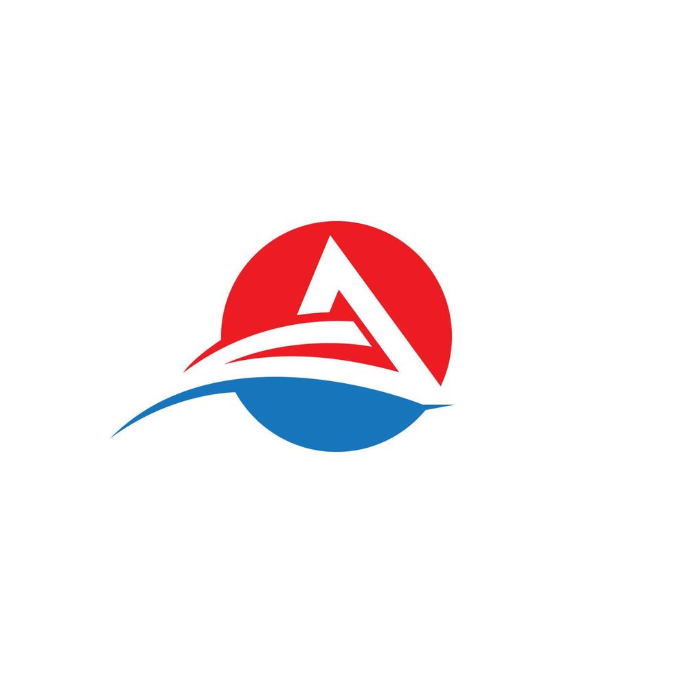 Letter a symbol illustration design vector