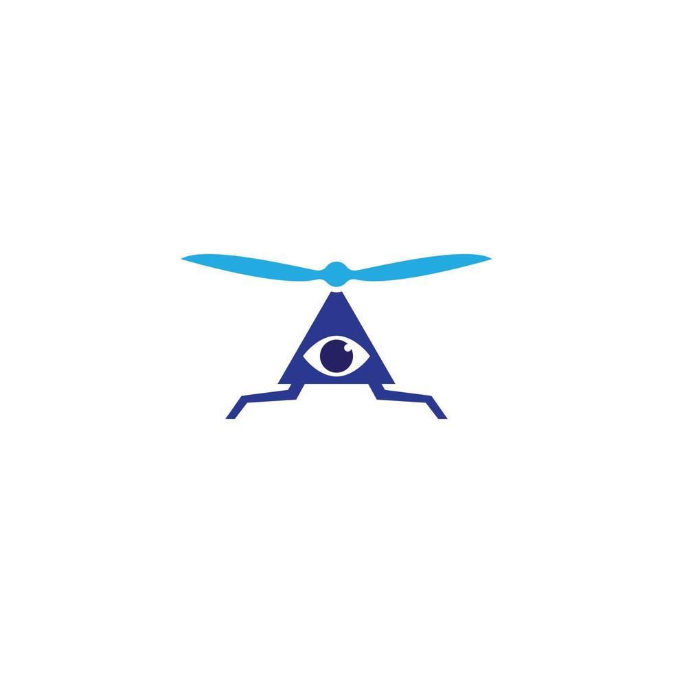 Drone symbol vector icon illustration