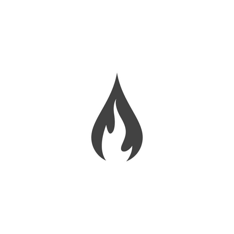ilustración de icono de vector de símbolo de fuego