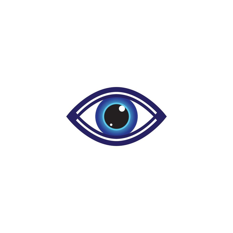 diseño de ilustración de vector de símbolo de ojo