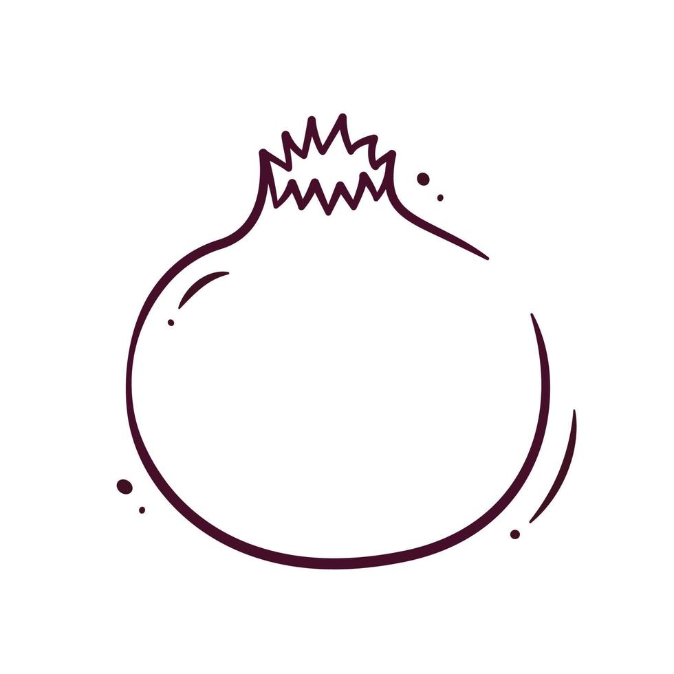 Illustration vector graphic of Pomegranate