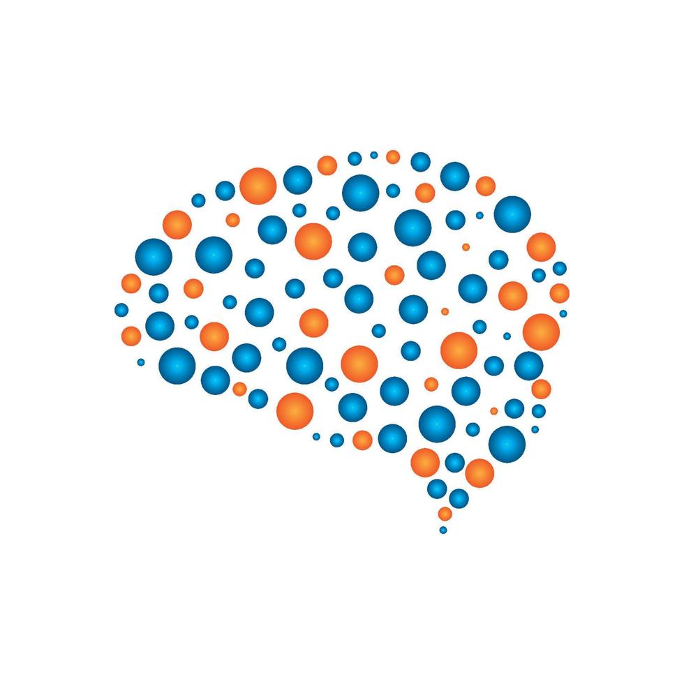 Brain logo images vector