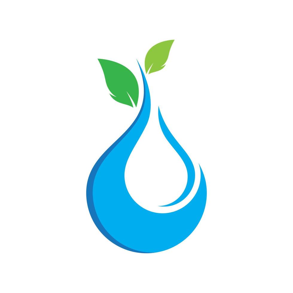 Water drop logo images vector