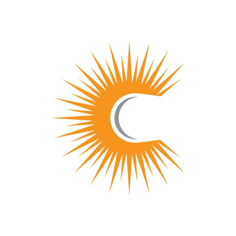 Sun logo images illustration vector