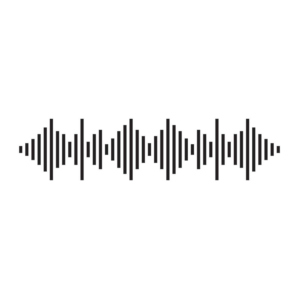 Sound wave logo images illustration vector
