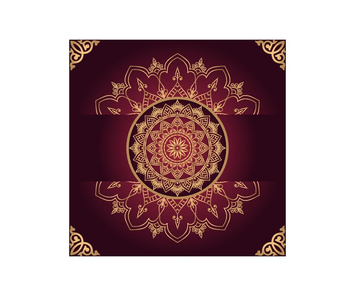 Vector Luxury Mandala Background