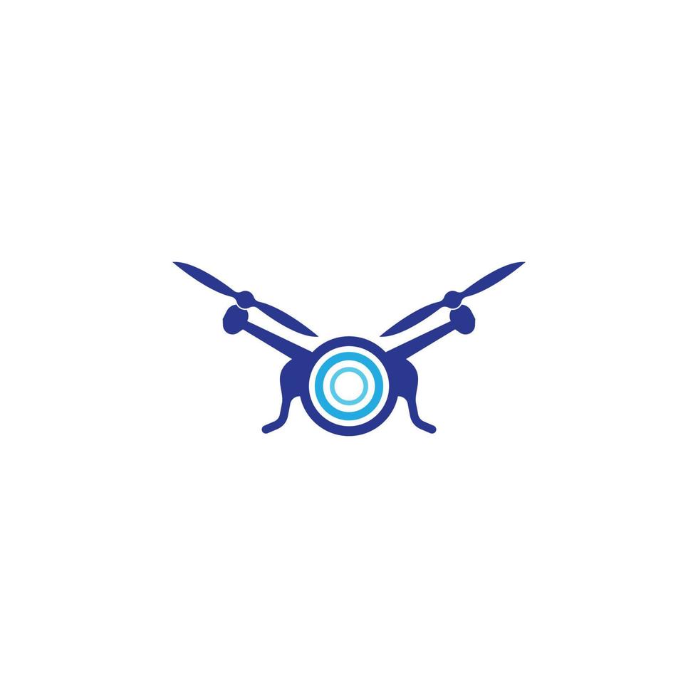 Drone symbol vector icon illustration