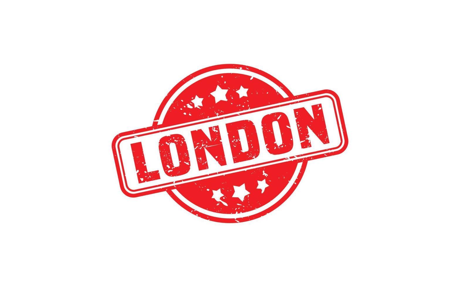 LONDON rubber stamp texture with grunge style on white background vector