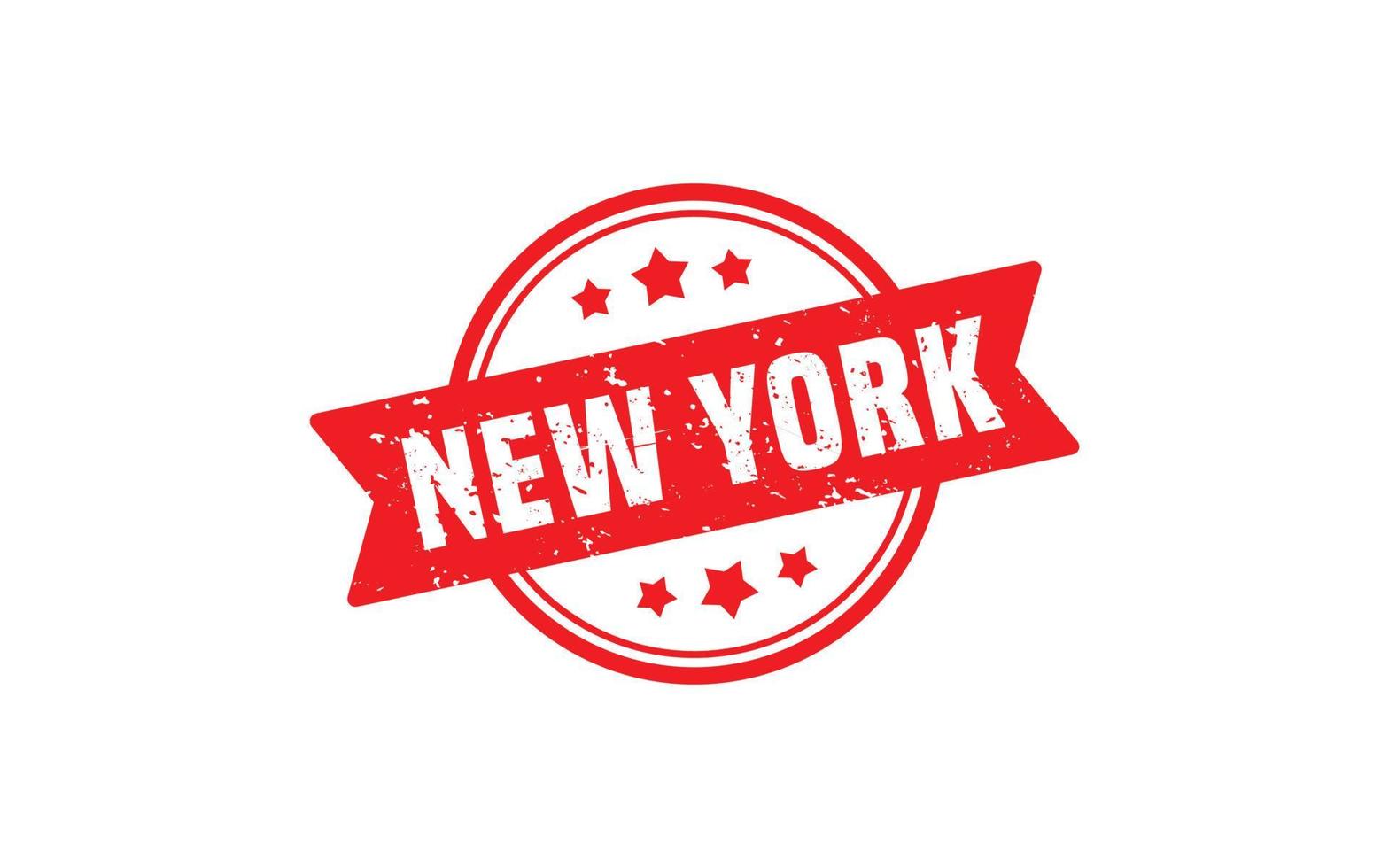 NEW YORK rubber stamp texture with grunge style on white background vector