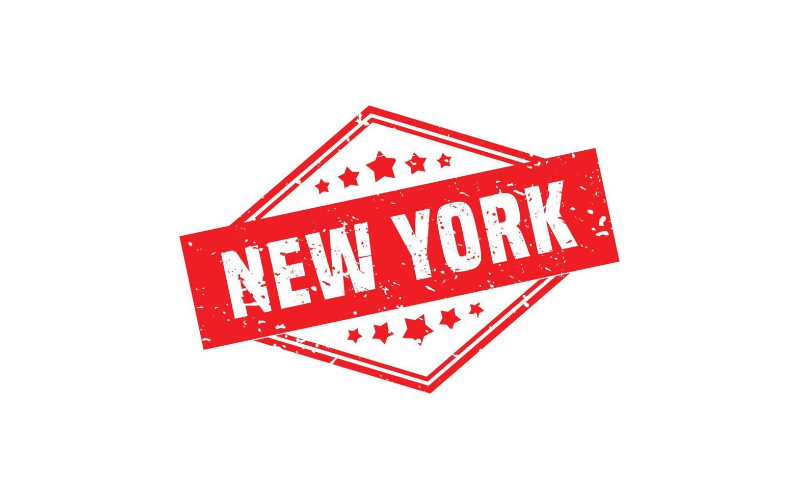 NEW YORK rubber stamp texture with grunge style on white background vector