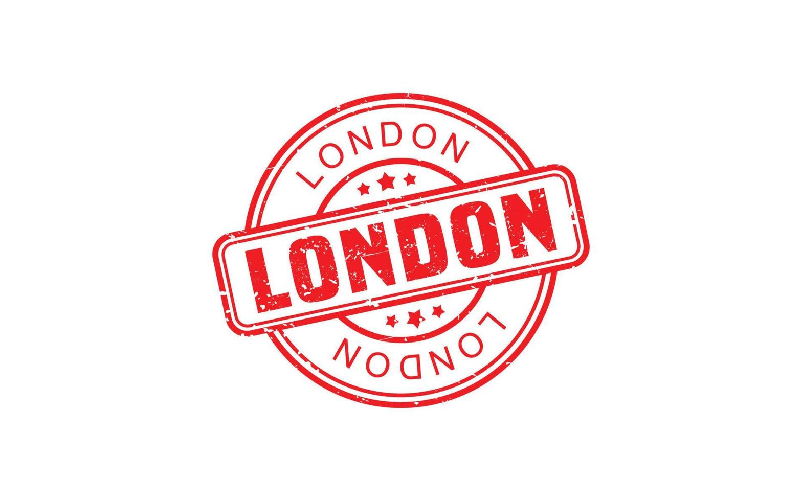 LONDON rubber stamp texture with grunge style on white background vector