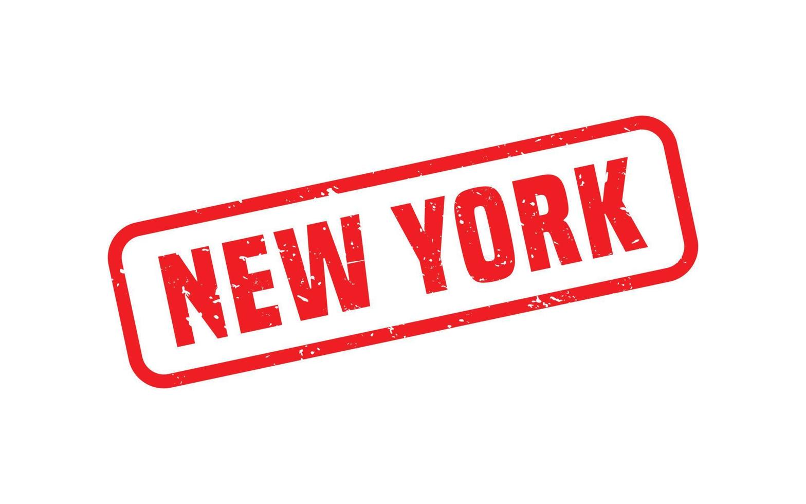 NEW YORK rubber stamp texture with grunge style on white background vector