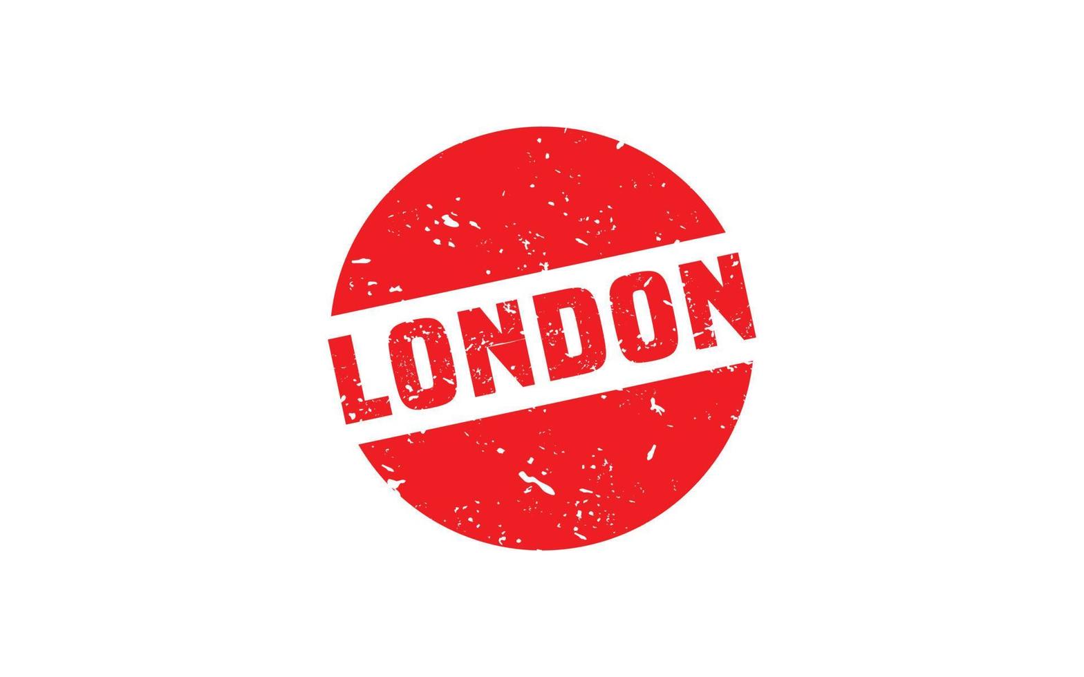 LONDON rubber stamp texture with grunge style on white background vector