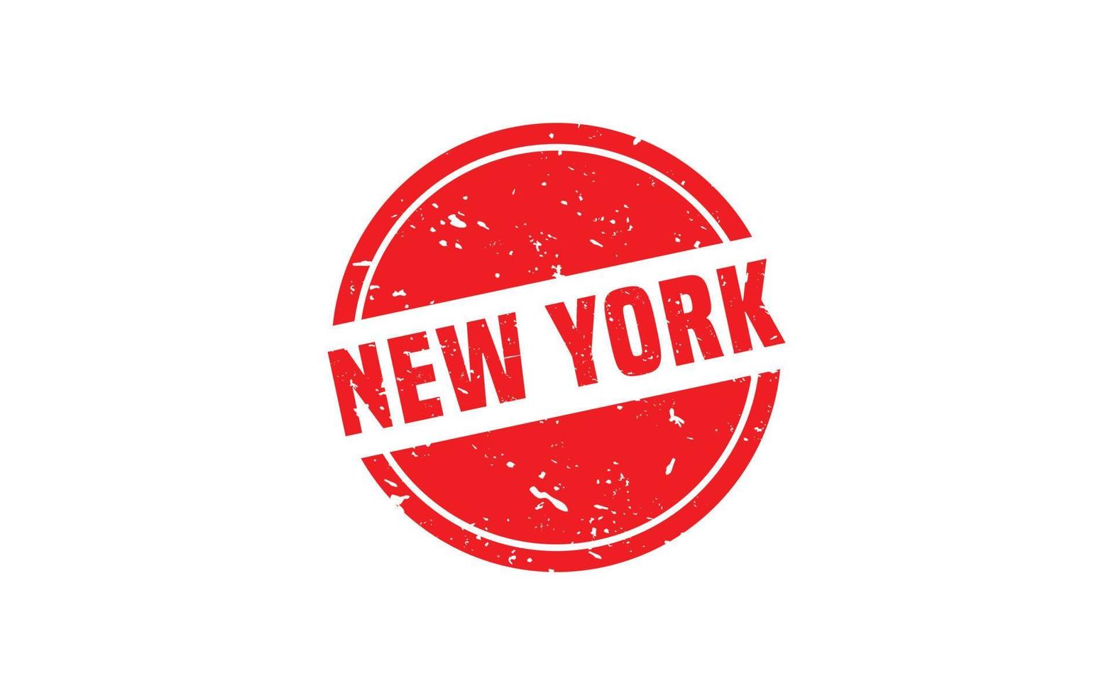 textura de sello de goma de nueva york con estilo grunge sobre fondo blanco vector