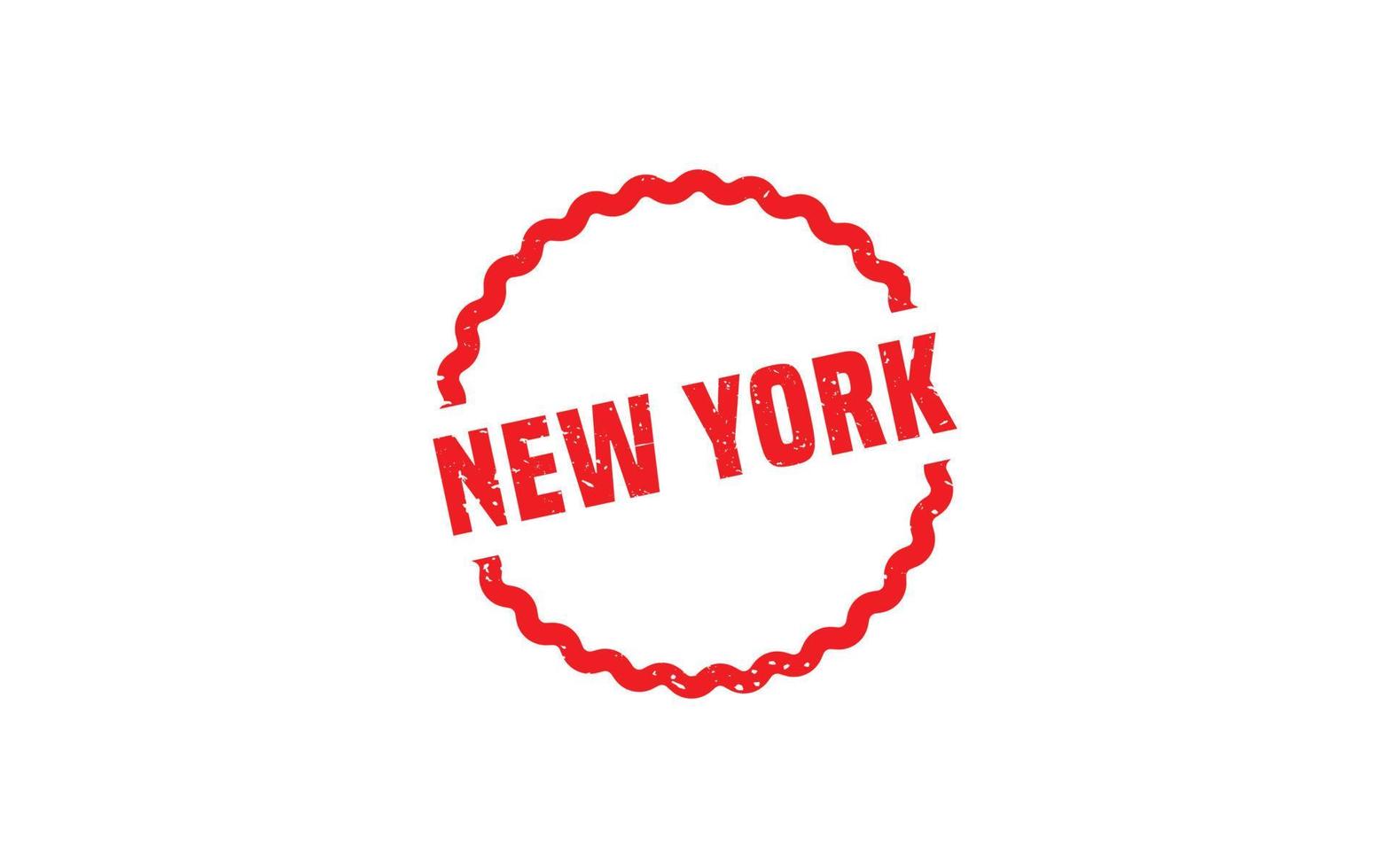 NEW YORK rubber stamp texture with grunge style on white background vector