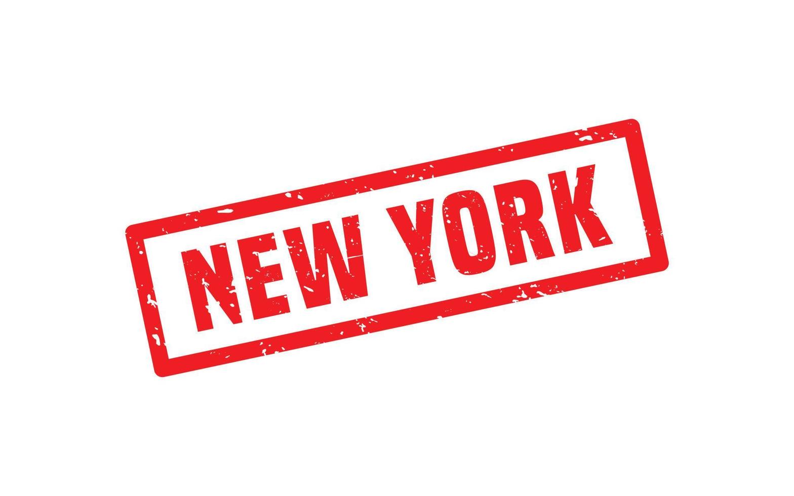 textura de sello de goma de nueva york con estilo grunge sobre fondo blanco vector