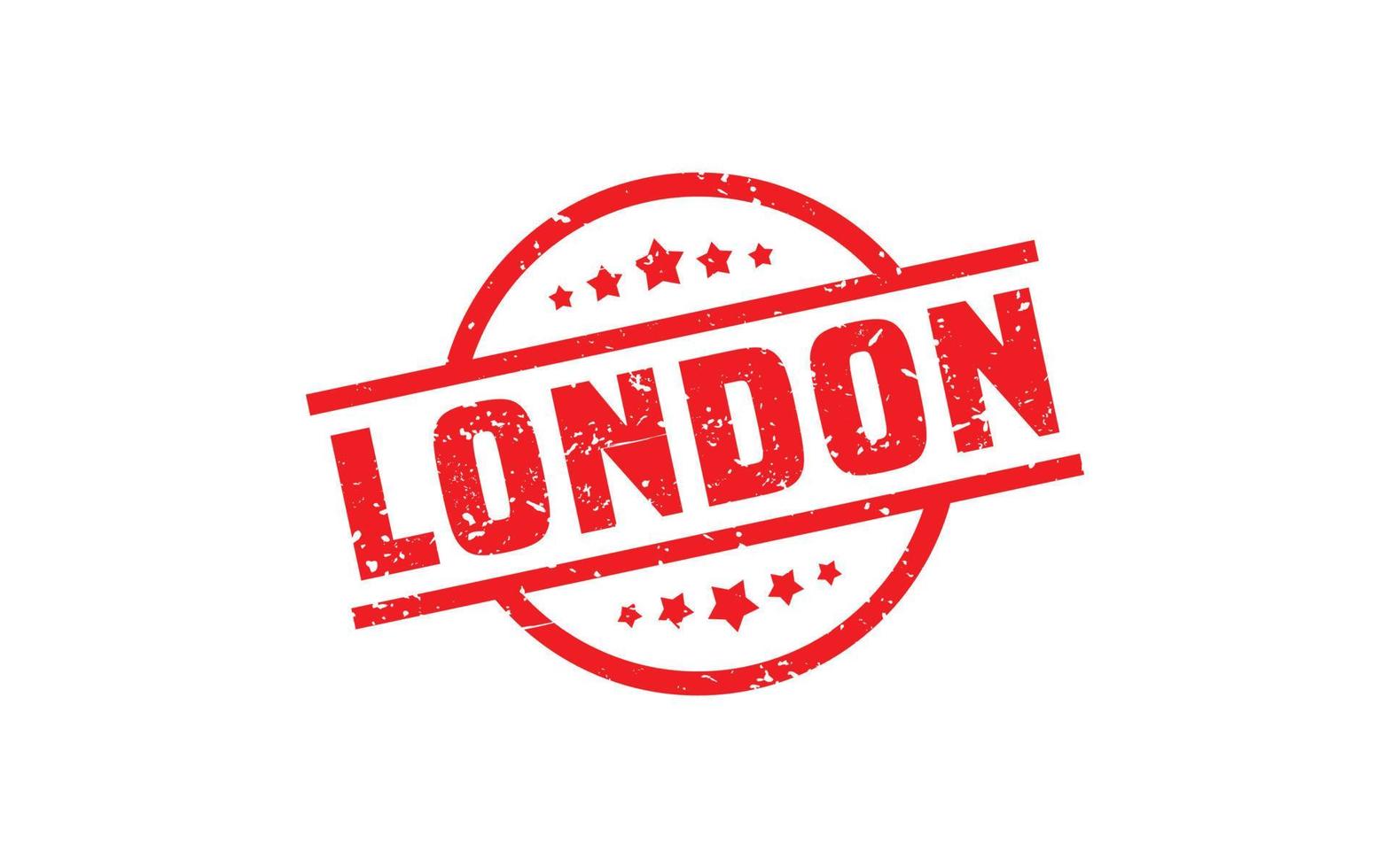 LONDON rubber stamp texture with grunge style on white background vector