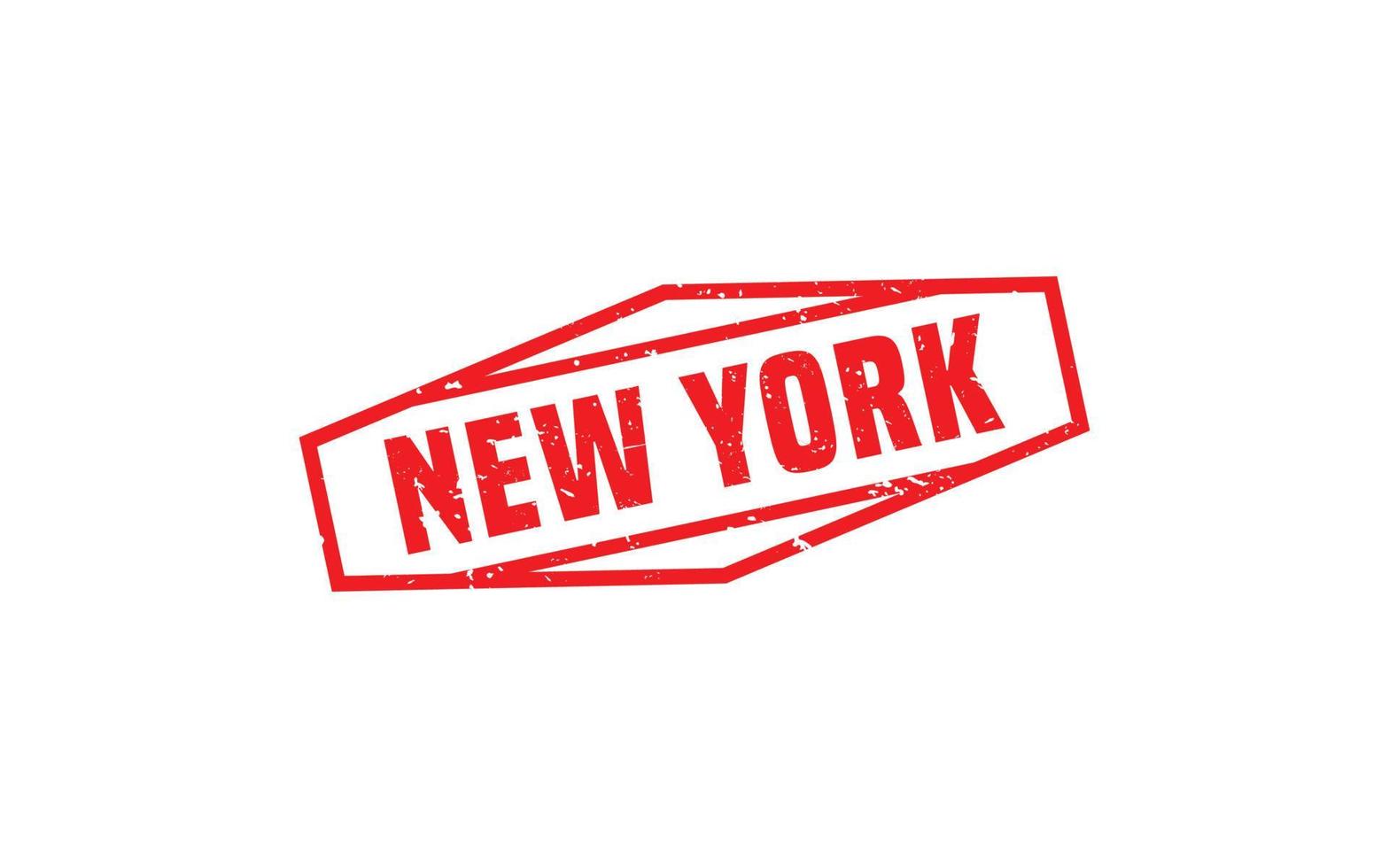 textura de sello de goma de nueva york con estilo grunge sobre fondo blanco vector