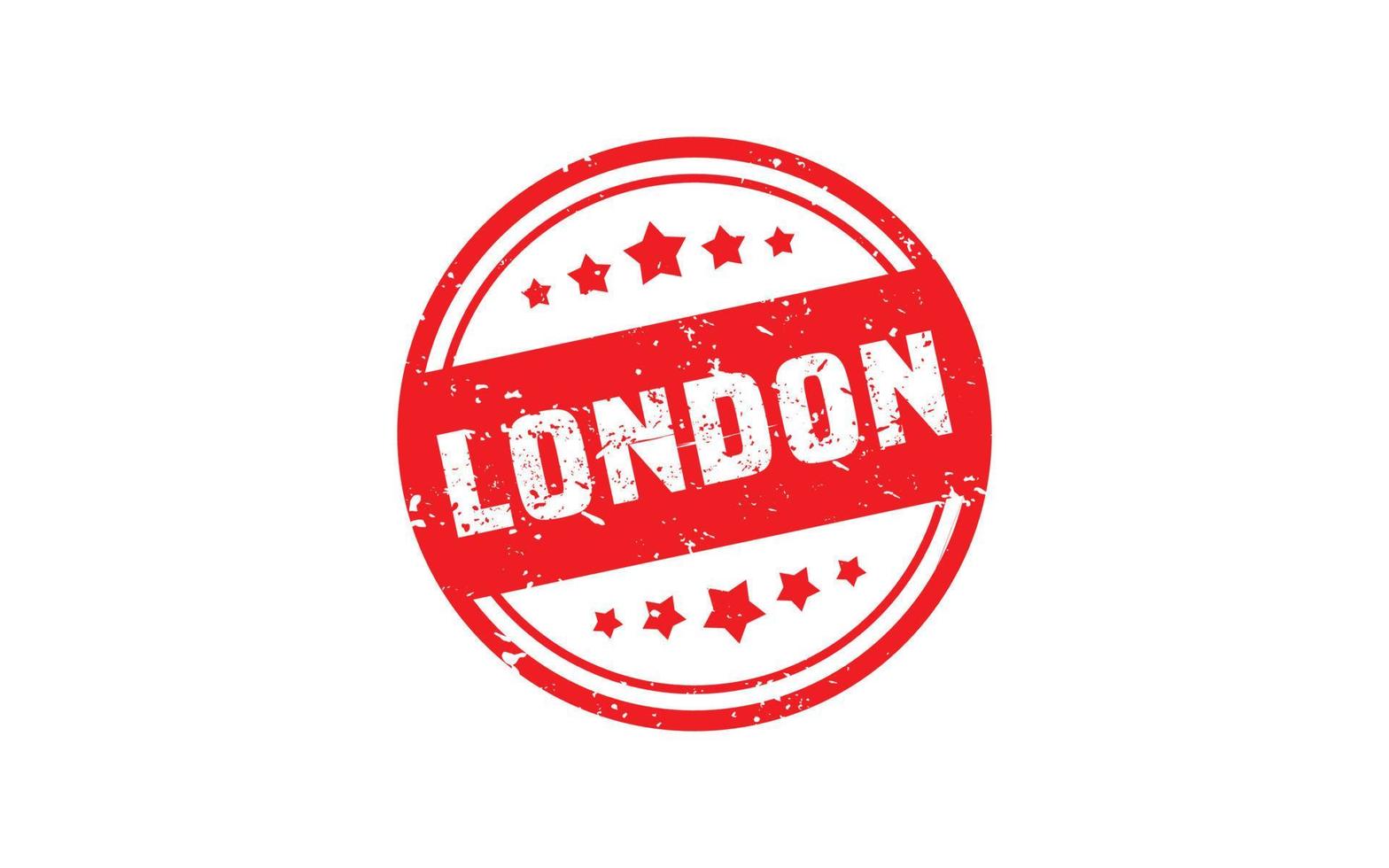 LONDON rubber stamp texture with grunge style on white background vector