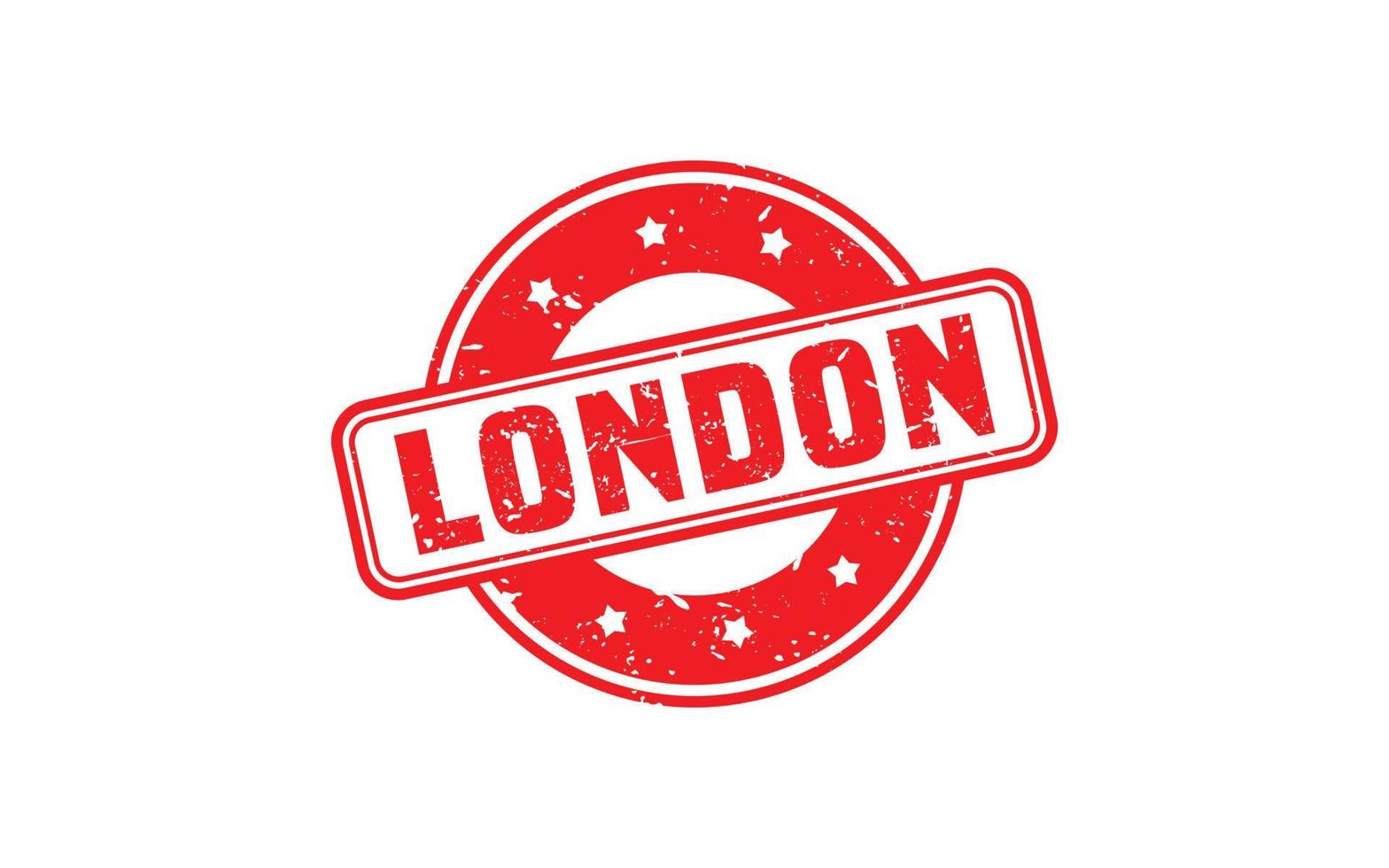 LONDON rubber stamp texture with grunge style on white background vector