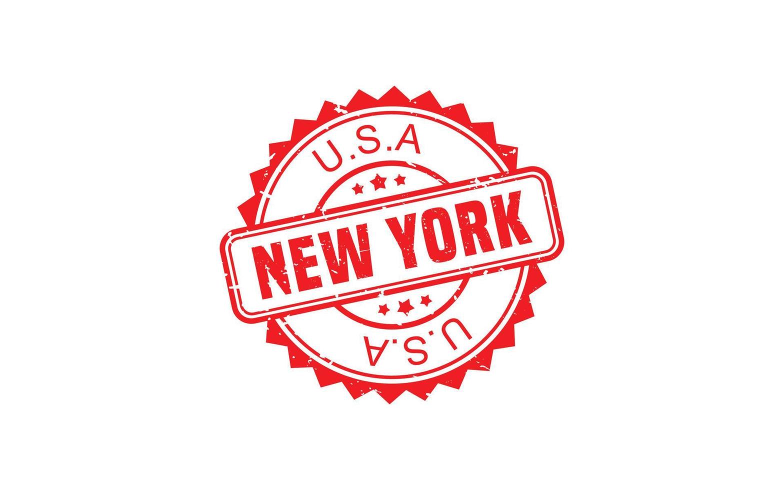 NEW YORK rubber stamp texture with grunge style on white background vector