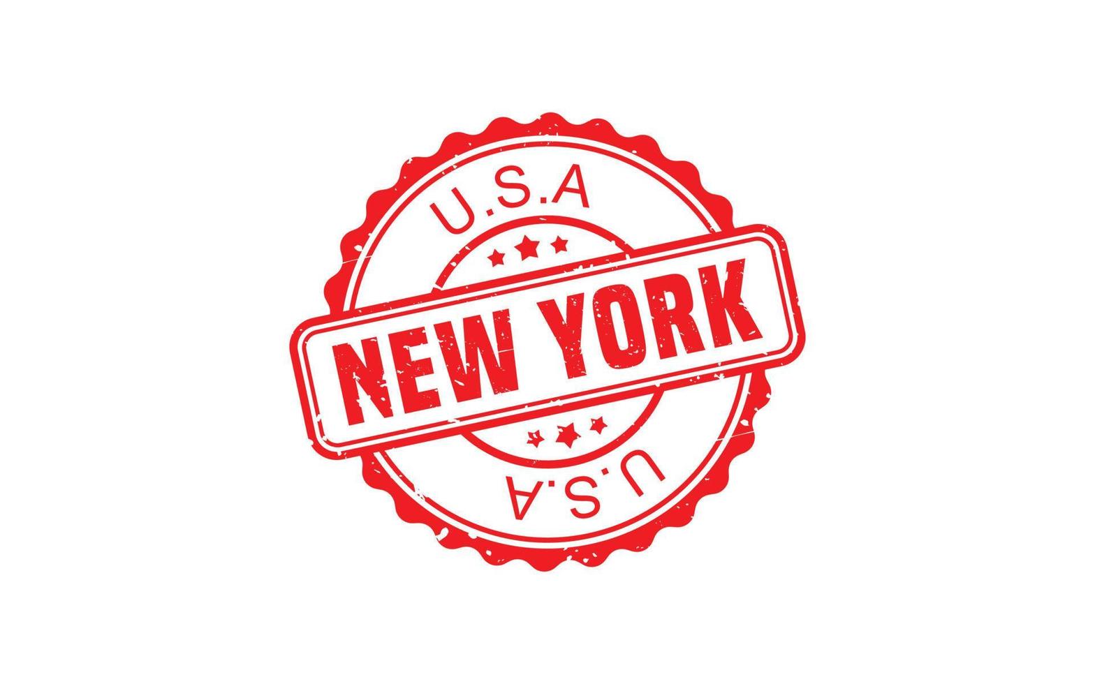 NEW YORK rubber stamp texture with grunge style on white background vector