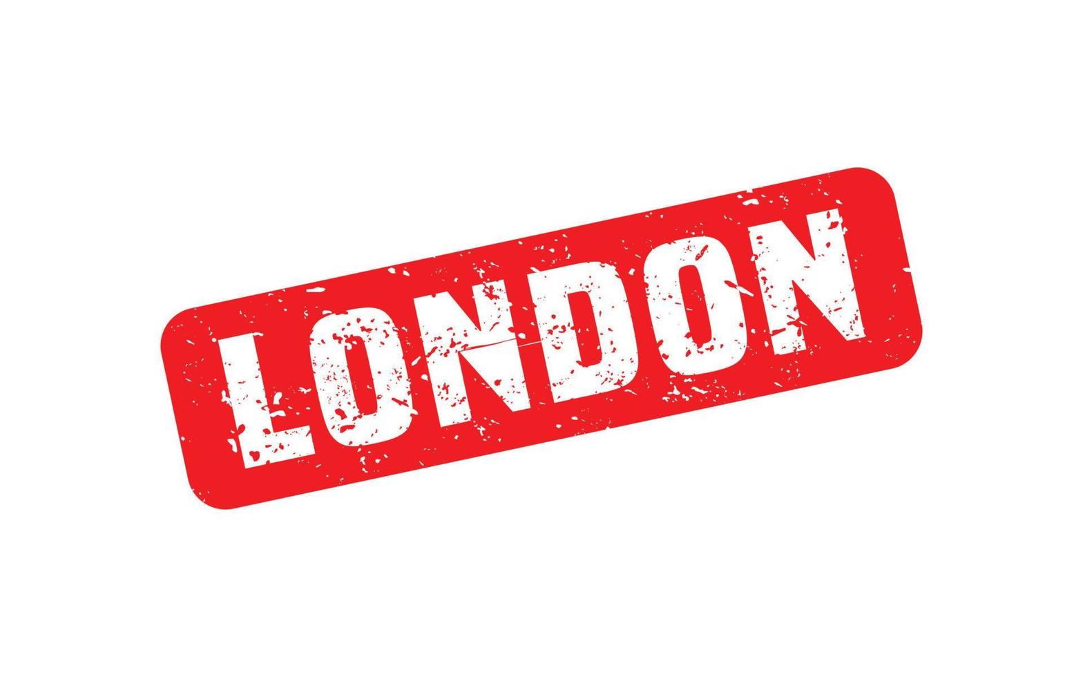 LONDON rubber stamp texture with grunge style on white background vector