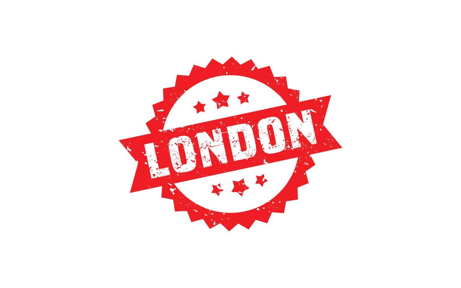 LONDON rubber stamp texture with grunge style on white background vector