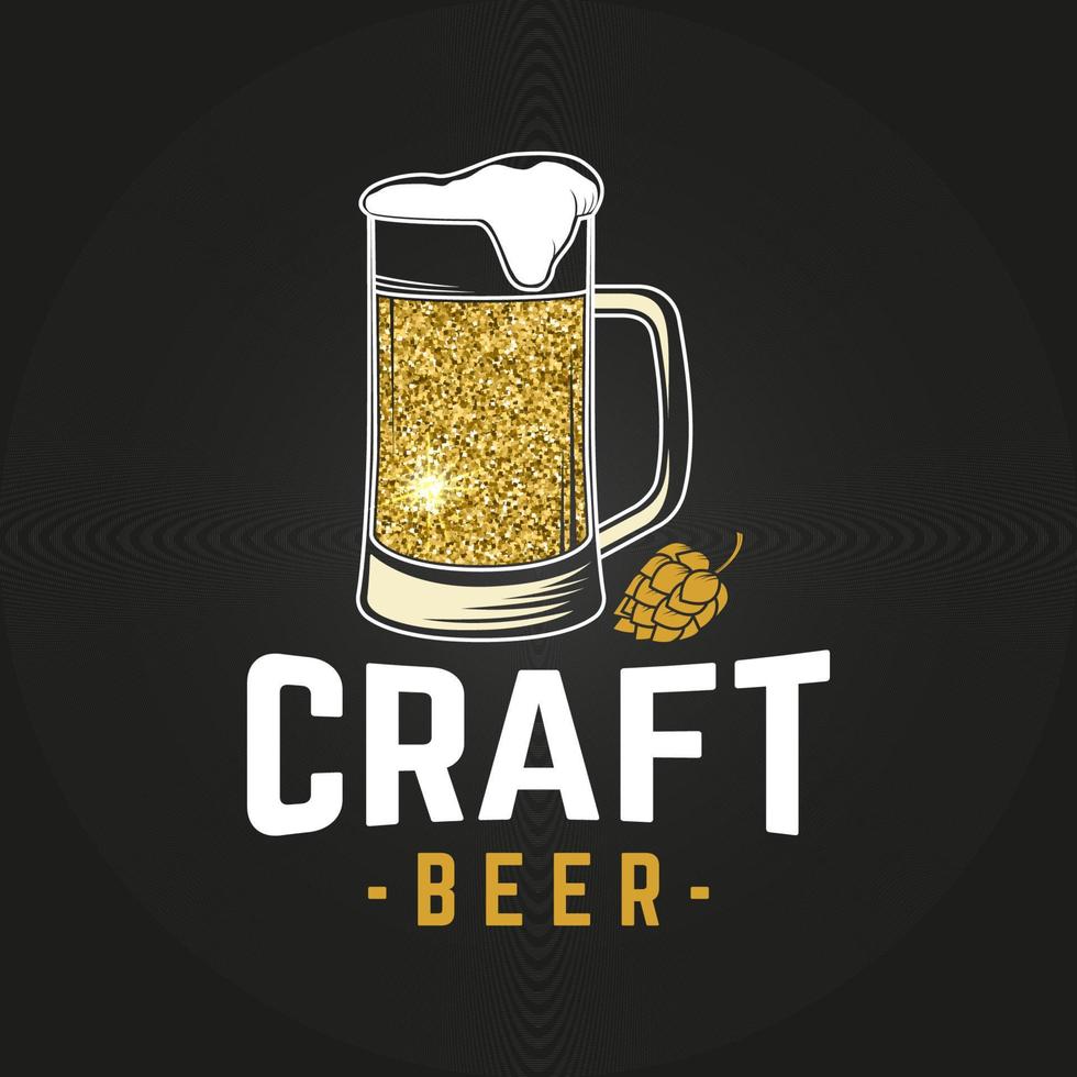 Vintage design for bar, pub and restaurant business. vector