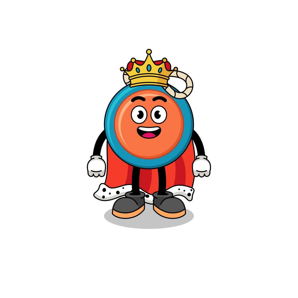 Mascot Illustration of yoyo king vector